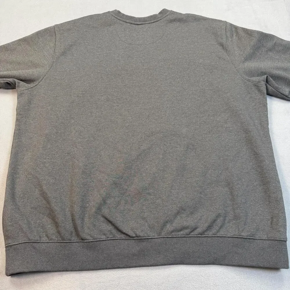 Carhartt Sweatshirt Mens 3XL Gray Fleece Crewneck Timberland Lumber Company Logo